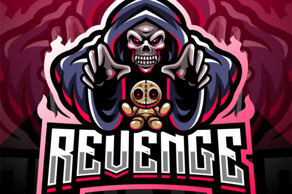 Skull Wizard Esport Gaming Mascot 