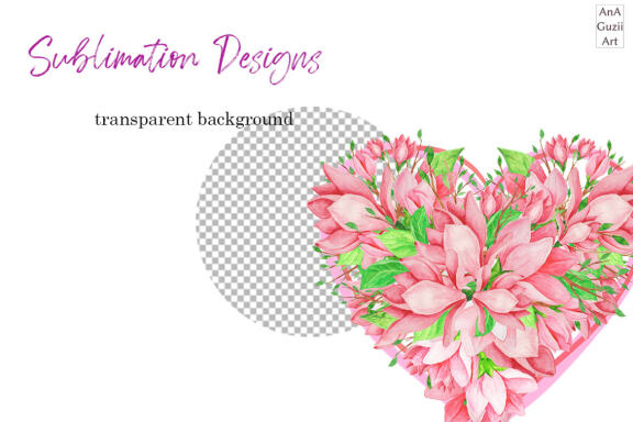 Heart watercolor illustration, PNG.