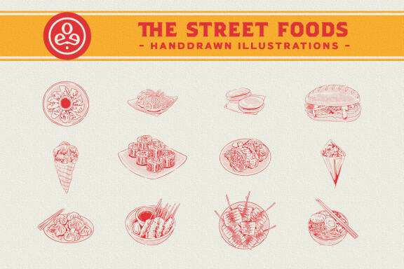 Street Food - Illustrations