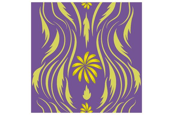 Folk Flowers Pattern Floral Print Ethnic Art