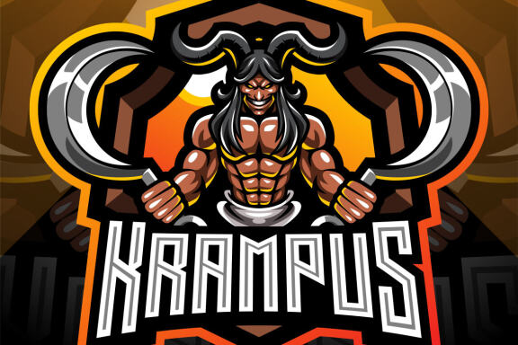 Krampus Esport Mascot Logo 