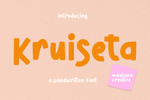 Kruiseta Handwritten Display Font