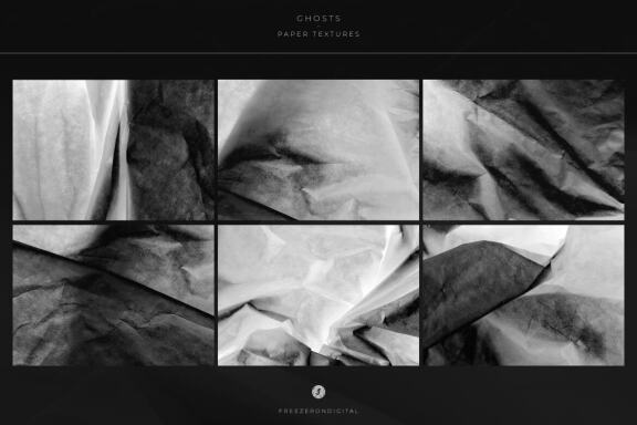Ghosts - Crumpled Paper Textures