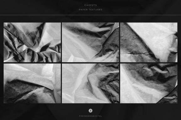 Ghosts - Crumpled Paper Textures