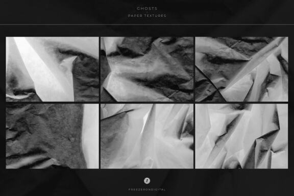 Ghosts - Crumpled Paper Textures
