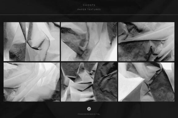 Ghosts - Crumpled Paper Textures