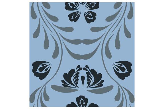 Folk Flowers Pattern Floral Print Ethnic Art