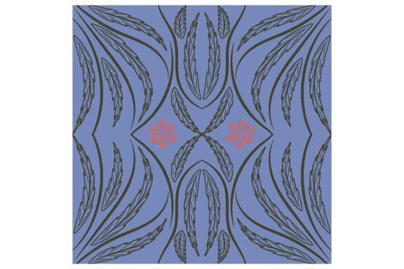 Folk Flowers Pattern Floral Print Ethnic Art