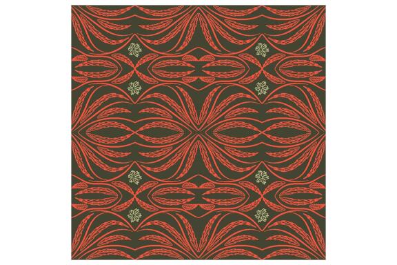 Folk Flowers Pattern Floral Print Ethnic Art