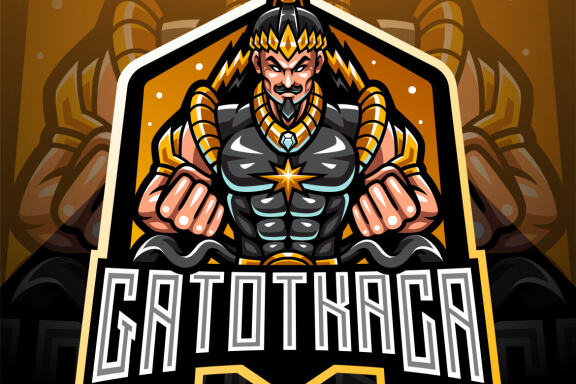Gatotkaca Esport Mascot 