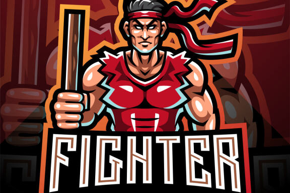 Fighter Esport Mascot