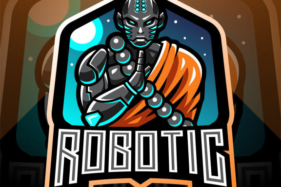 Monk Robotic Esport Mascot Logo