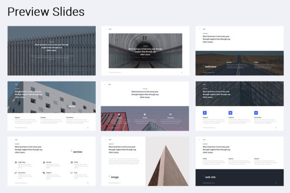 LUMA - Fully Animated Powerpoint Presentation Template