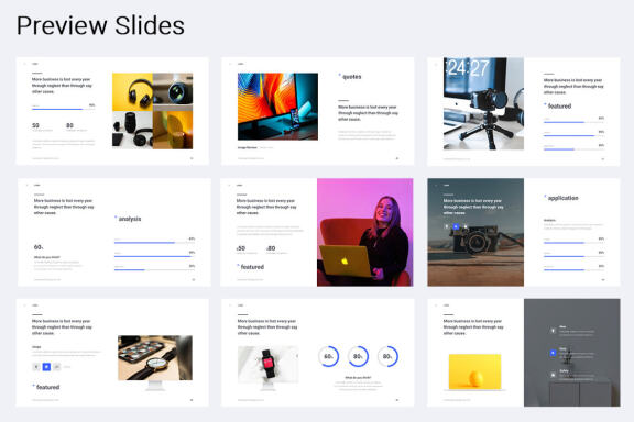 LUMA - Fully Animated Powerpoint Presentation Template