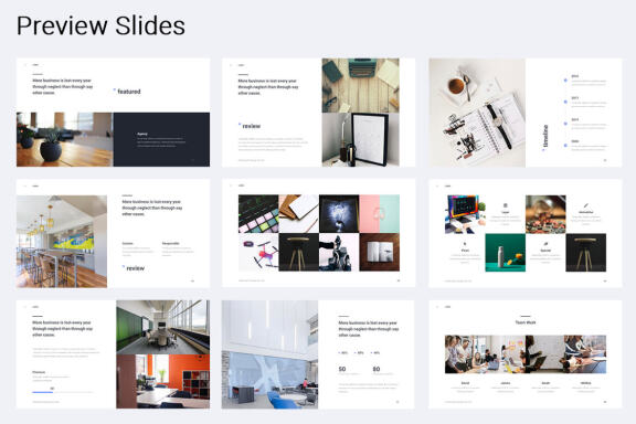 LUMA - Fully Animated Powerpoint Presentation Template