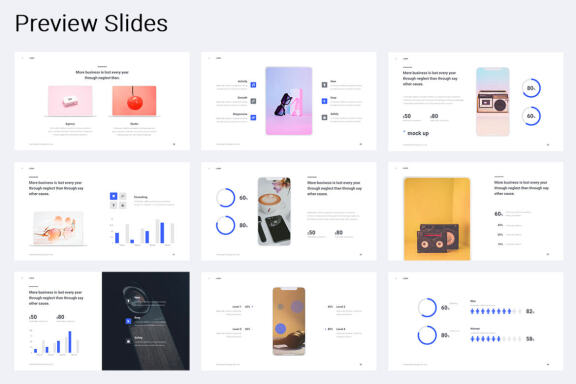 LUMA - Fully Animated Google slide Presentation Template