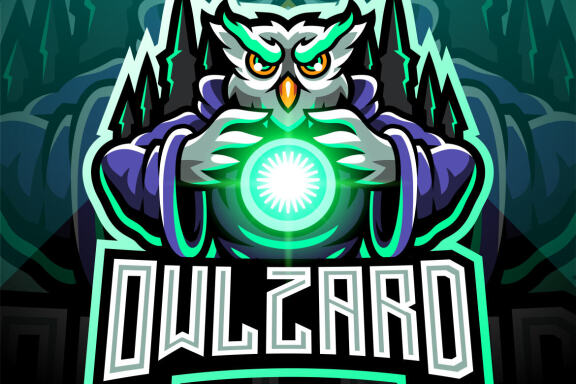 Owl Wizard Esport Mascot Logo