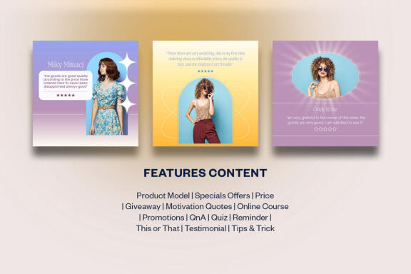 Fashion Spring Instagram | CANVA Template