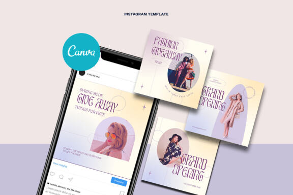 Fashion Spring Instagram | CANVA Template