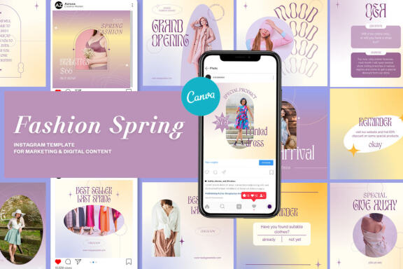 Fashion Spring Instagram | CANVA