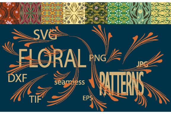 Folk Flowers Pattern Floral Print Ethnic Art