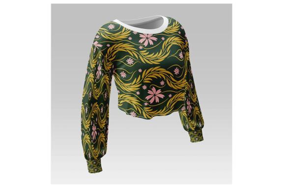 Folk Flowers Pattern Floral Print Ethnic Art