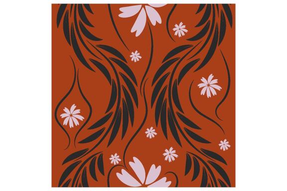 Folk Flowers Pattern Floral Print Ethnic Art