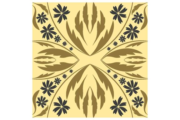 Folk Flowers Pattern Floral Print Ethnic Art