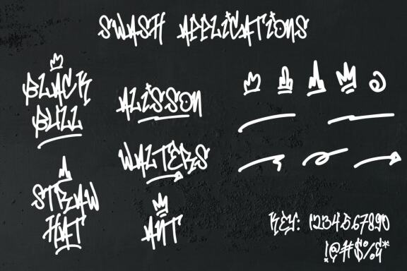 Mono Seahorse - Oneline Graffiti Font