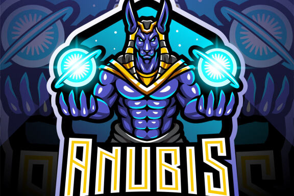 Anubis Esport Mascot Logo 