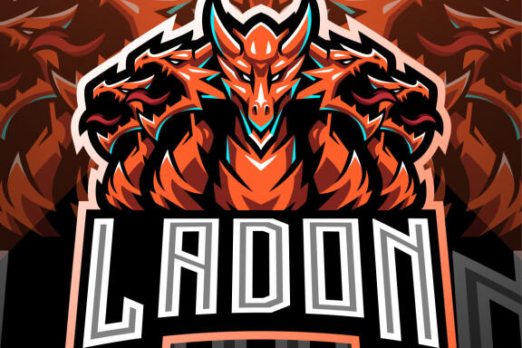 Ladon Esport Mascot Logo