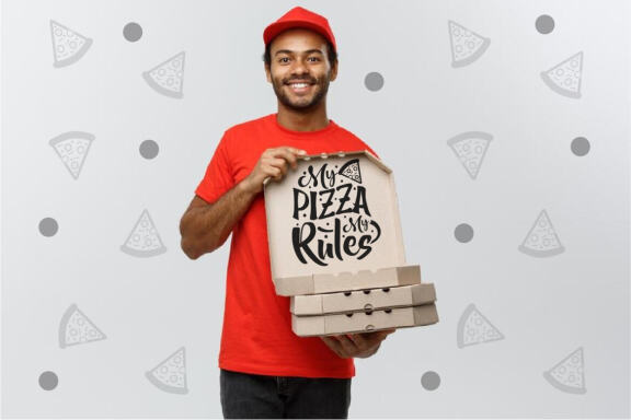 Pizza lettering quotes svg bundle