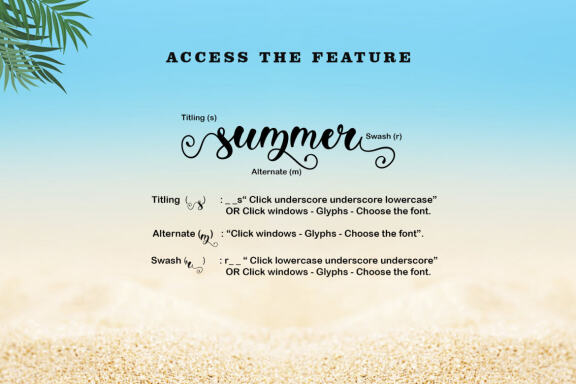 Summer Monogram