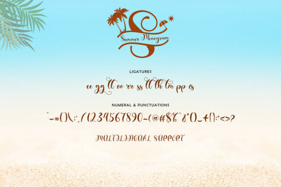Summer Monogram