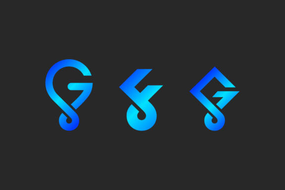 GF Monogram - Free Shapes