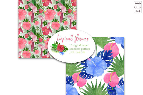 Tropical Seamless Pattern