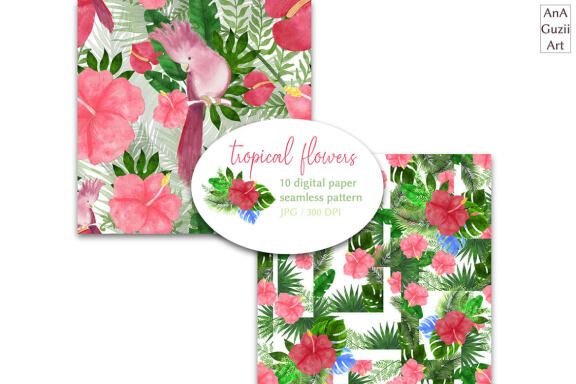 Tropical Seamless Pattern