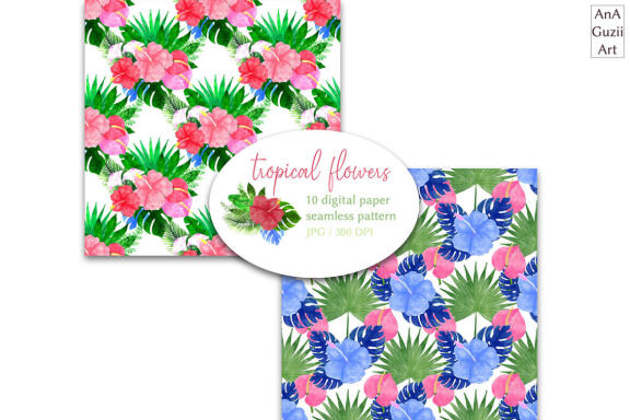 Tropical Seamless Pattern