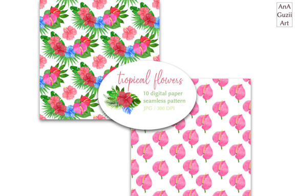 Tropical Seamless Pattern