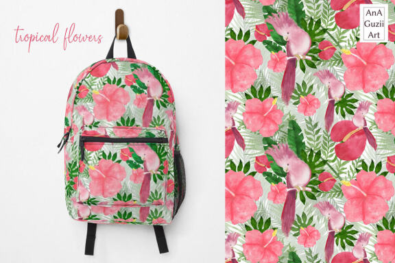 Tropical Seamless Pattern
