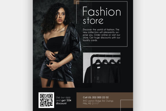 Fashion Store Flyer PSD Template