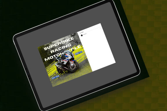 Motorcycle Racing Instagram | CANVA Template