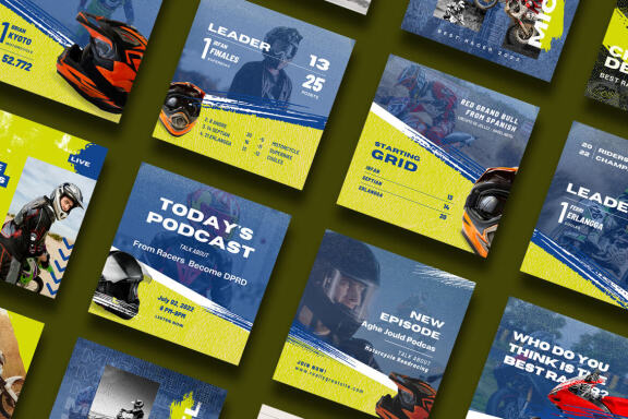 Motorcycle Racing Instagram | CANVA Template