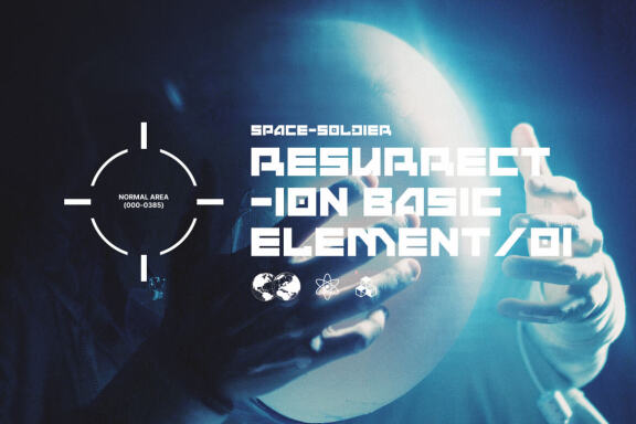 ANDMOREY - Futuristic Display Font