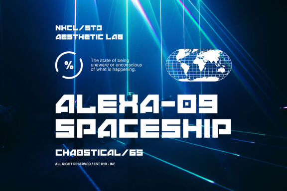 ANDMOREY - Futuristic Display Font