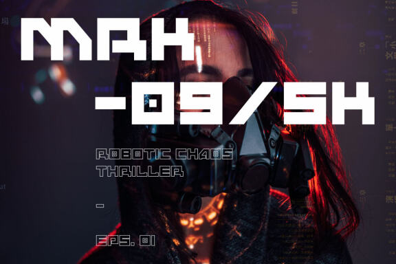ANDMOREY - Futuristic Display Font
