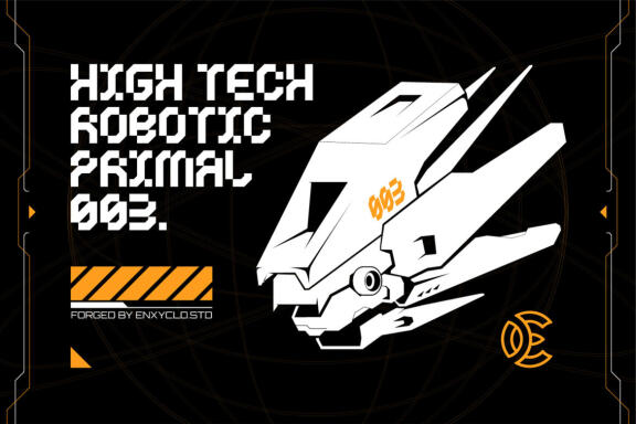 CYKLONE - Futuristic Display Font