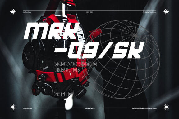 KARIXBY - Futuristic Display Font