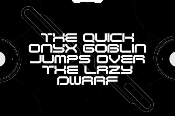 OSCURA - Futuristic Display Font