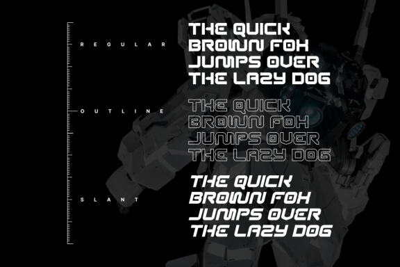 MOREKS - Futuristic Display Font